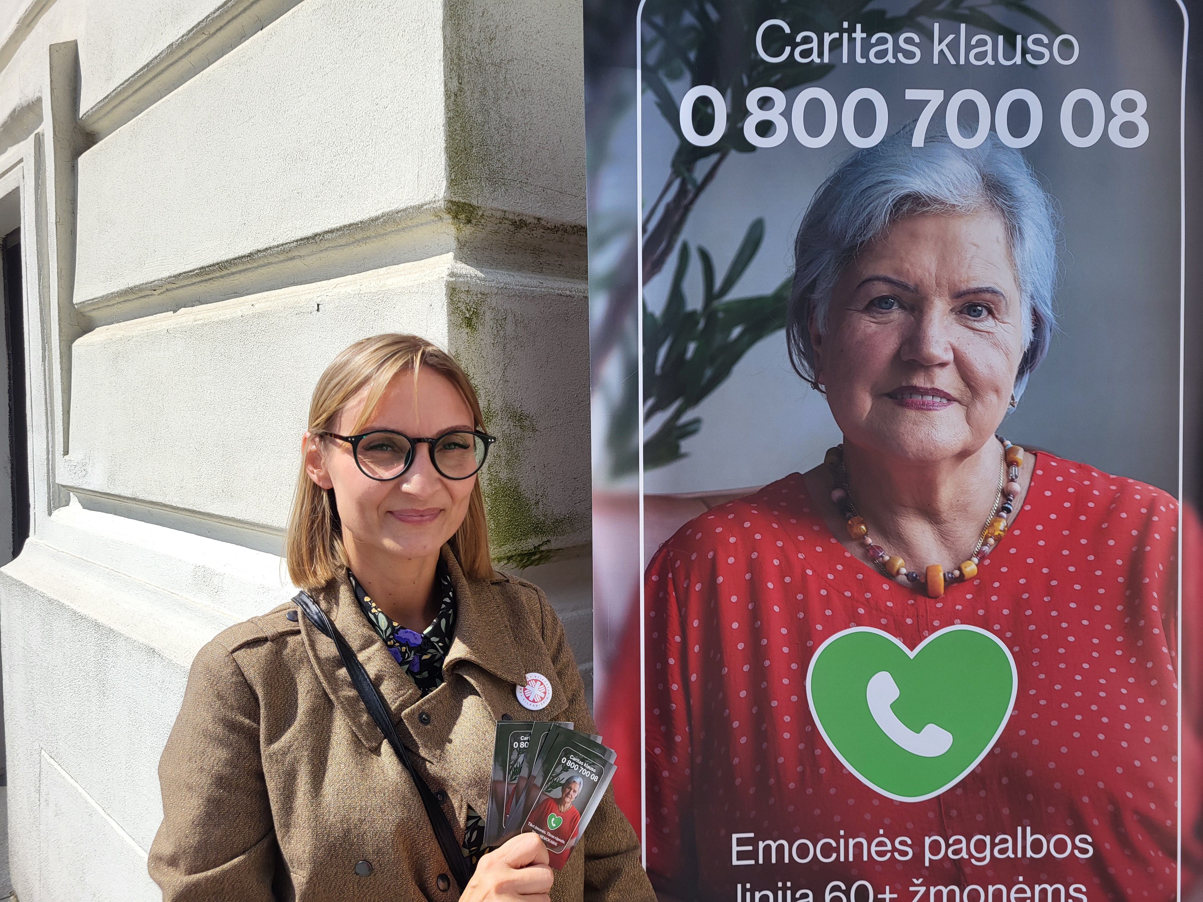 Caritas klauso iš Marijampolės – savanoriai drąsina nepasiduoti vienišumui